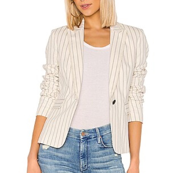 rag & bone Jackets & Blazers - Rag & Bone 2 Millie Ivory & Black Striped Blazer